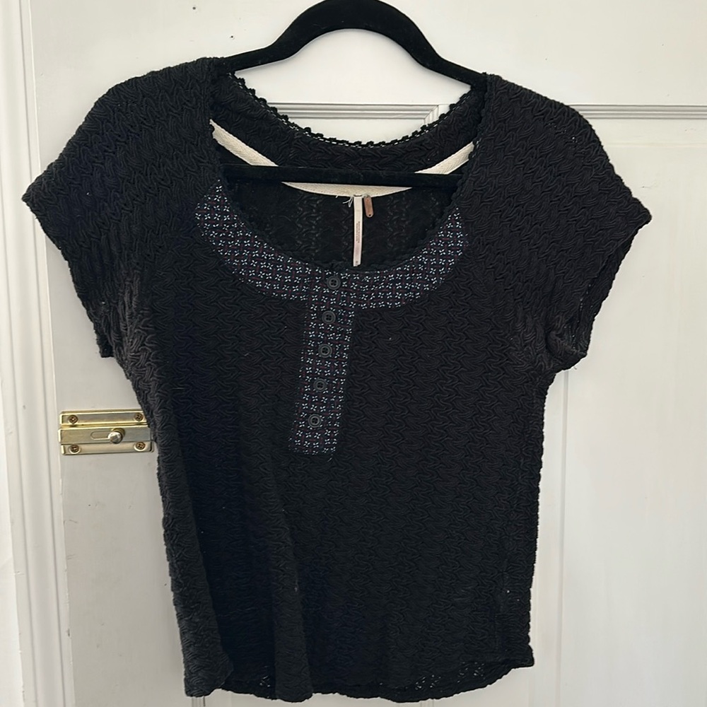 Free people crochet size medium crop top